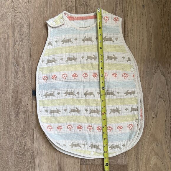 Hoppetta 6 Double Layer Gauze Cotton Sleeper Lapin RARE HTF 0-3 Years Japan - Picture 11 of 12